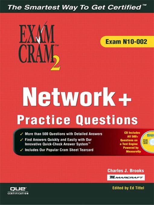 Cover image for Network+ Certification Practice Questions Exam Cram 2 (Exam N10-002)